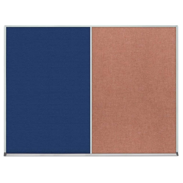 Single Door Radius Corkboard, 18"x24", Bla, UV7000RC-BLACK-BUFF